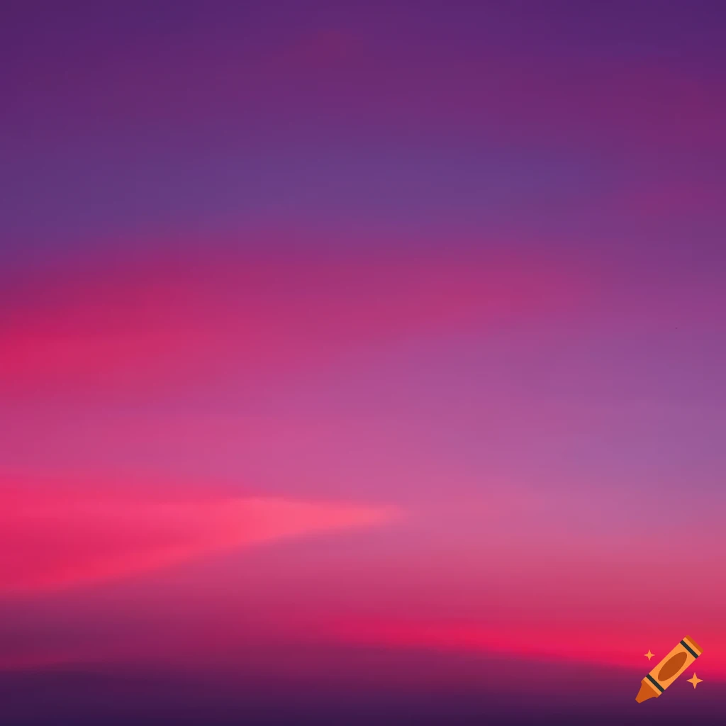 ethereal sunset with pink, purple, and orange clouds