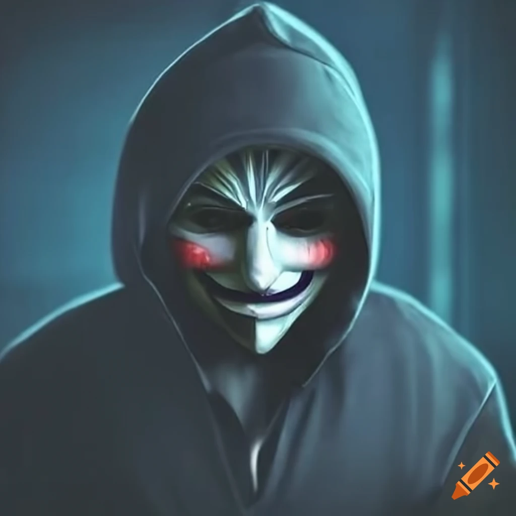 illustration of a hacker