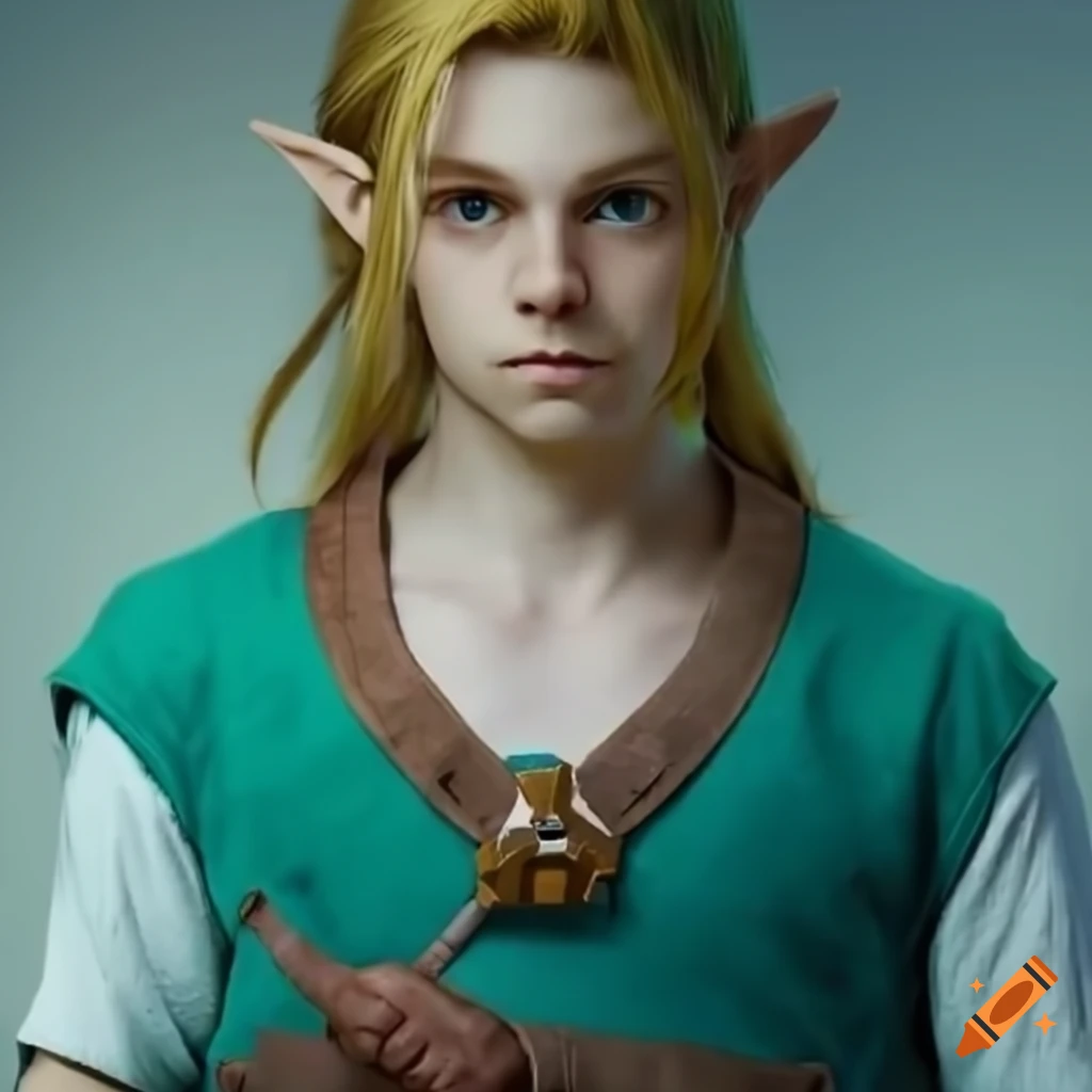 Photo of cosplay of link from legend of zelda on Craiyon