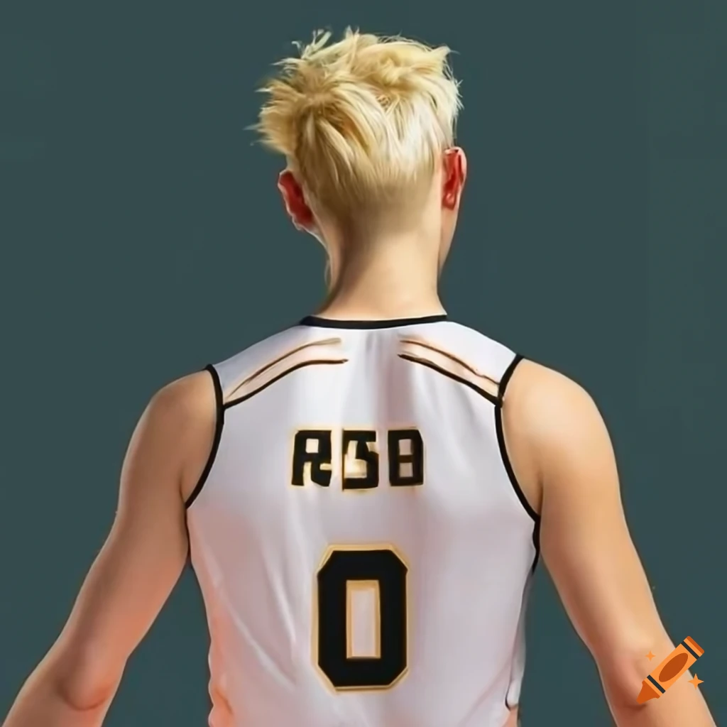 Back view of a male volleyball player with number 11 and name martin on
