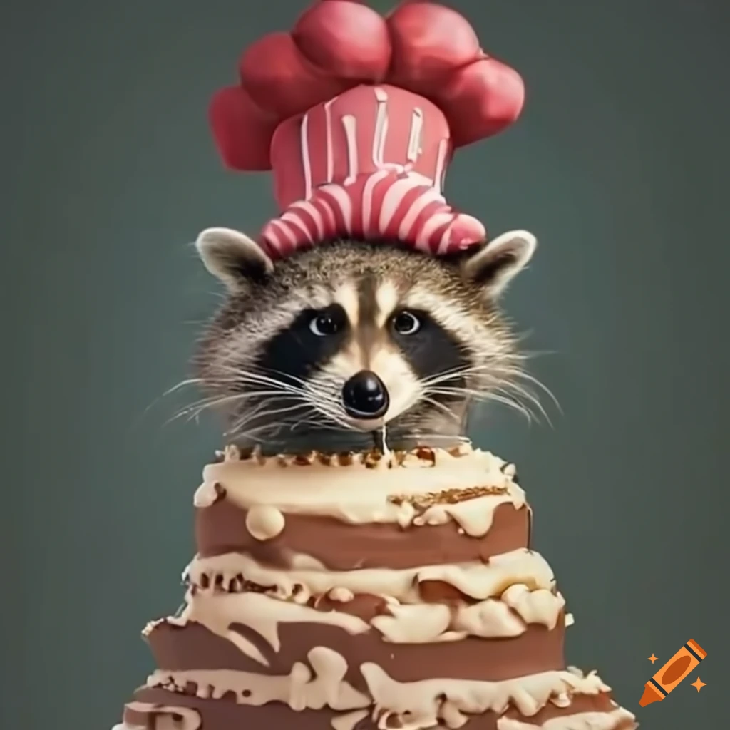 Skunk with Flowers Cake | Cake, Birthday party, Birthday cake