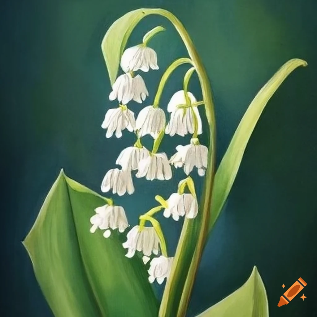 Charlotte's lily of the valley print
