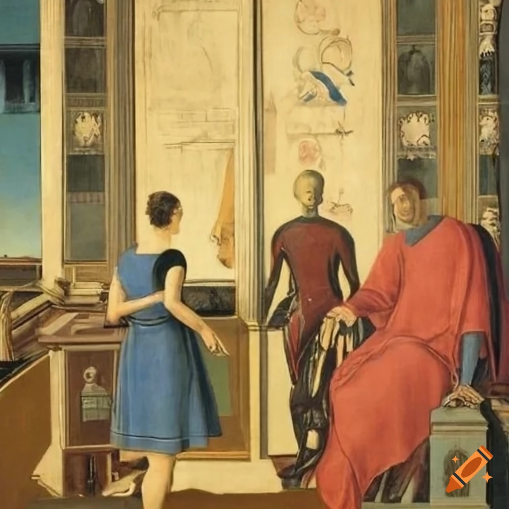 Elaborate renaissancestyle painting