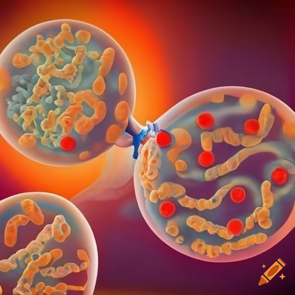 illustration of redox cofactors and enzymes in a microbial cell