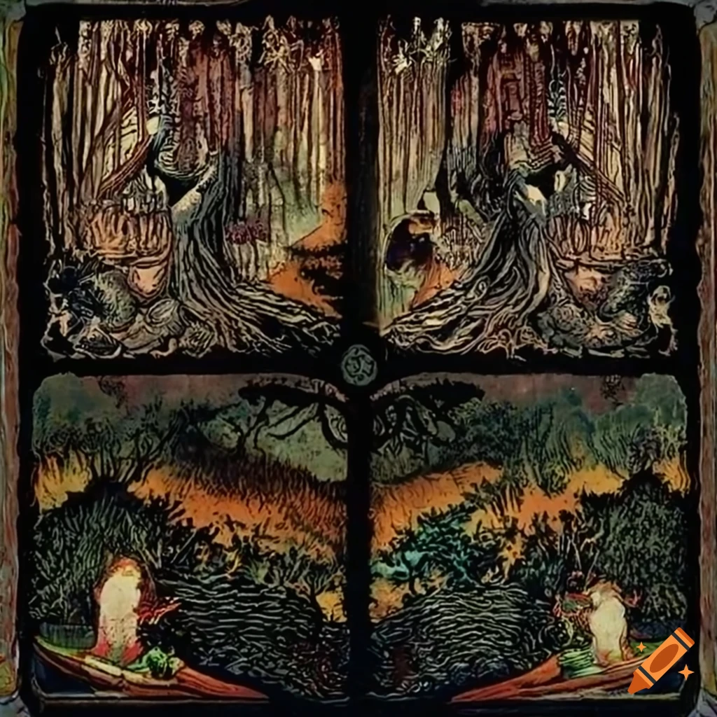 bold and detailed Japanese woodcut tarot card