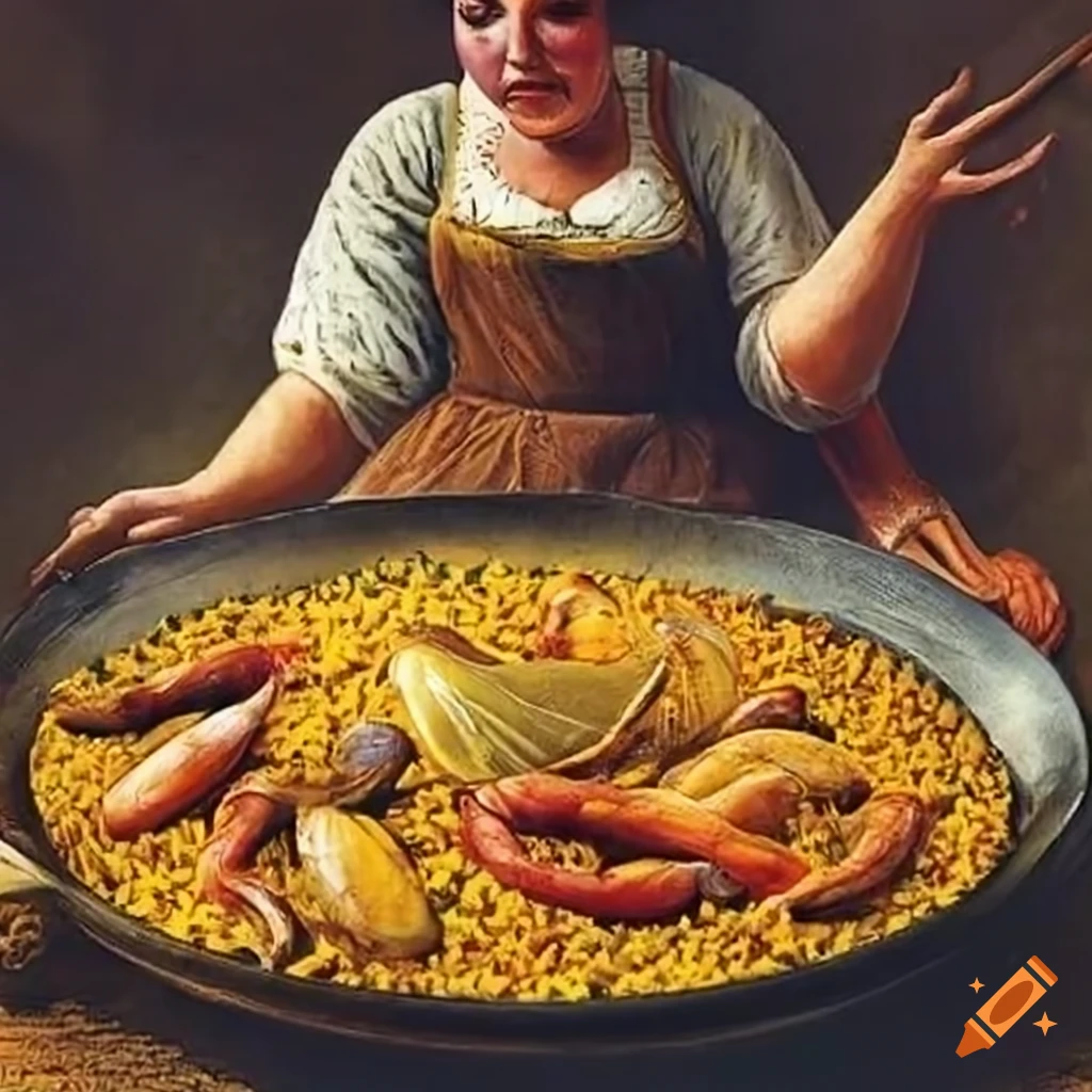 Woman cooking paella hi-res stock photography and images - Alamy