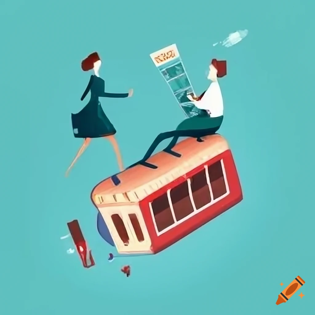 illustration of a business project
