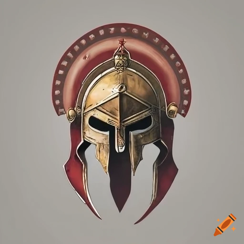 Spartan shield on Craiyon