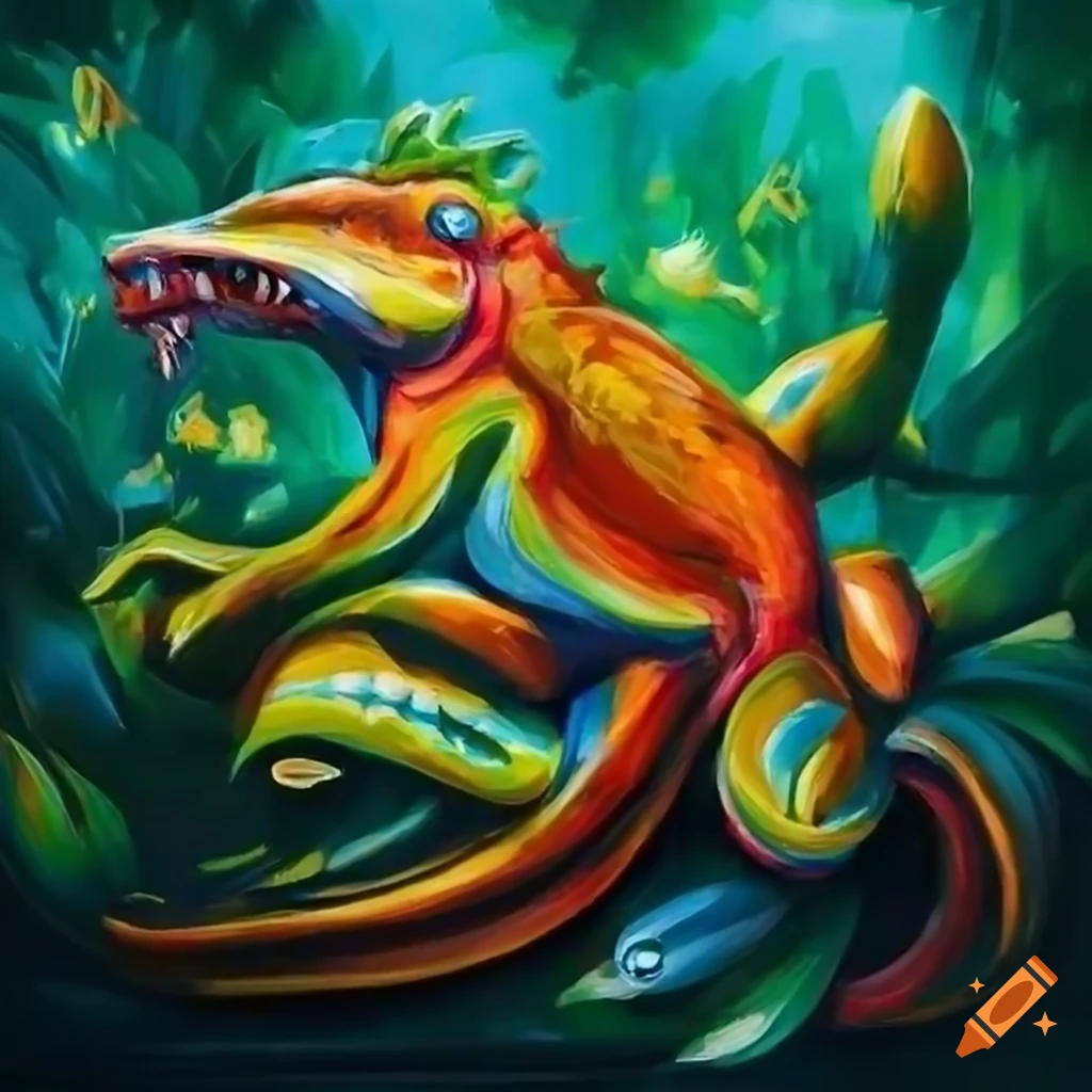 oil-painting-of-an-elegant-aquatic-mythical-creature-on-craiyon