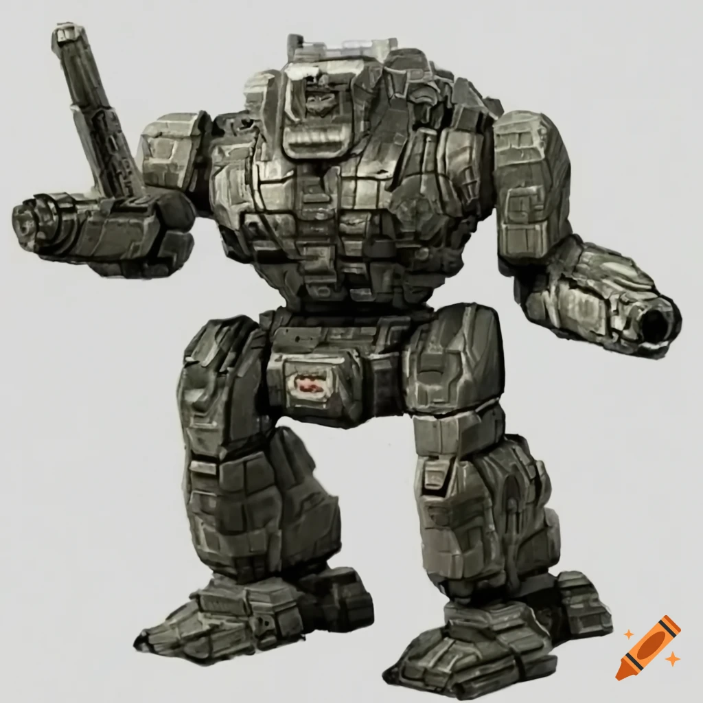 Battletech logo on Craiyon