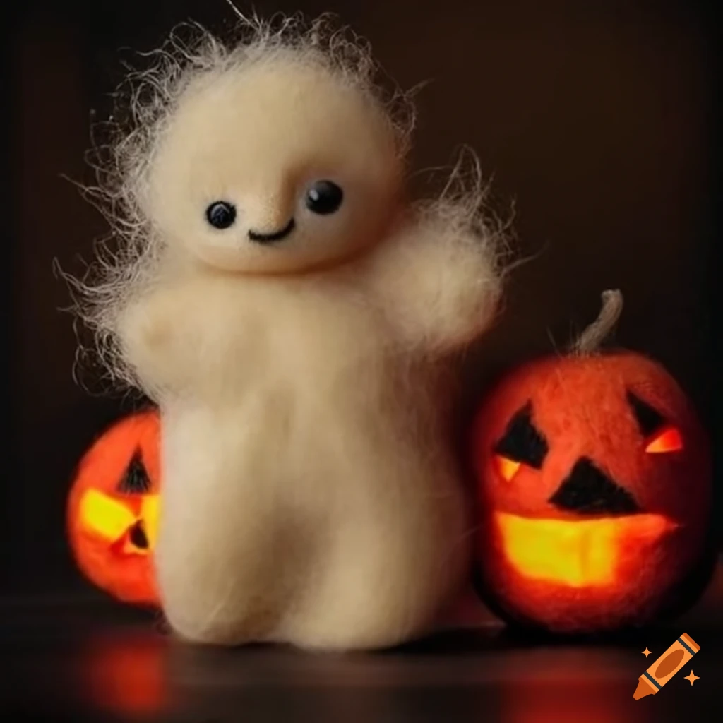 FairWonder Halloween Ghost Felt Needle