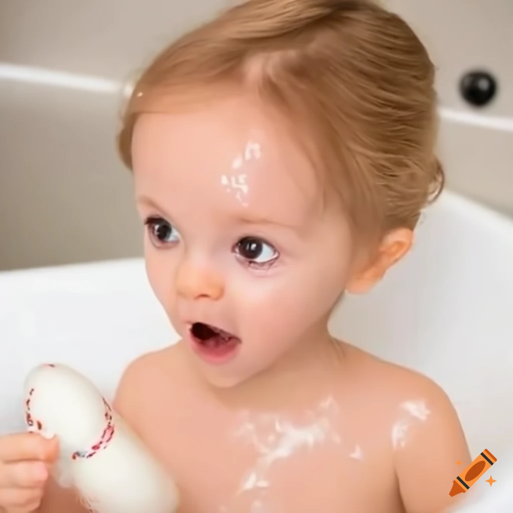 toddler girl enjoying melting vanilla popsicle