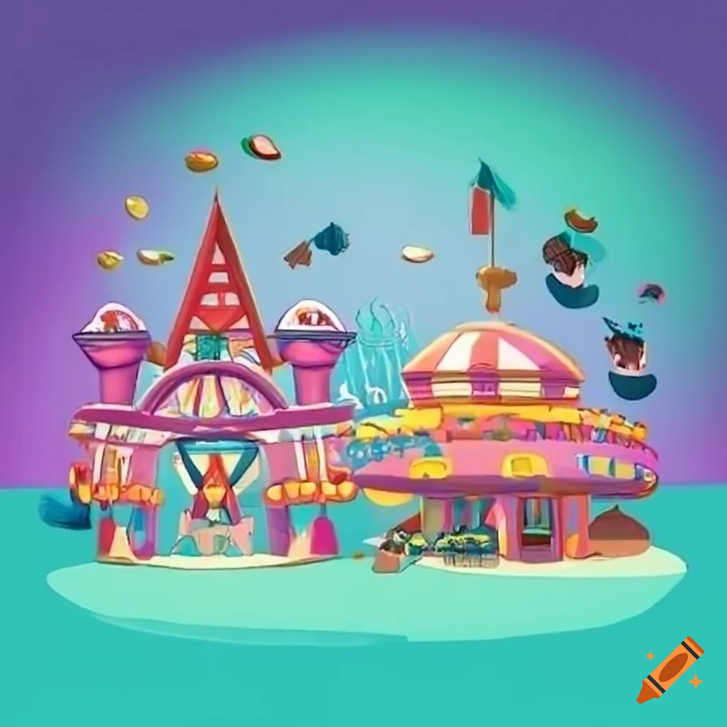Drawing Of An Amusement Park Building Representing The Nervous System drawing-of-an-amusement-park-building-representing-the-nervous-system