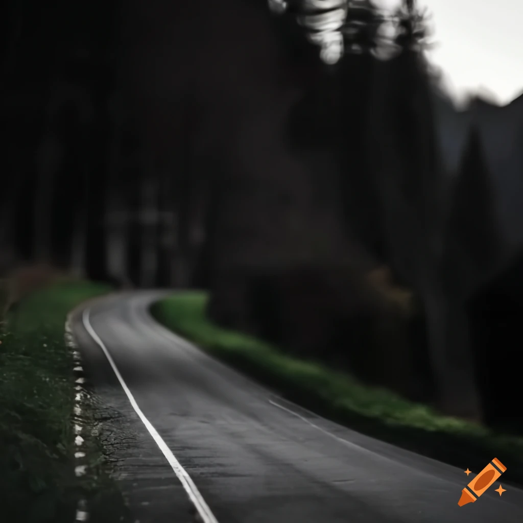 Coffee cup on a road trip on Craiyon