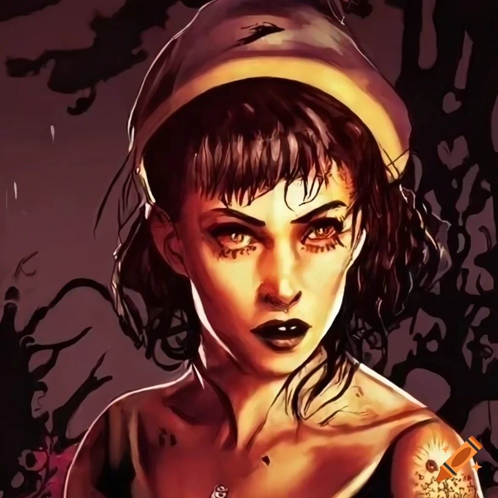 Villainess from the kalahari chronicle noir graphic novel on Craiyon