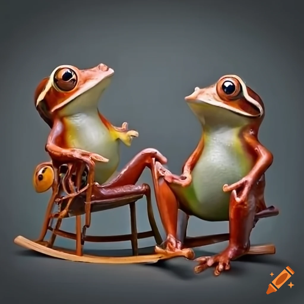 Frog Rocker Pininterest Green frog coin on Craiyon