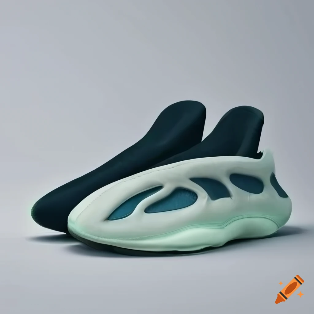 Futuristic alien spaceship slip on yeezy 700v3