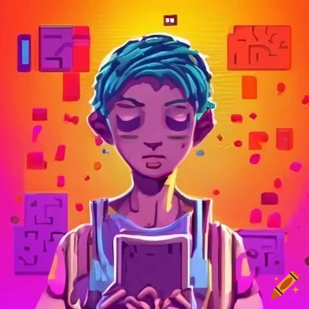 Cover art for a microbit maze game