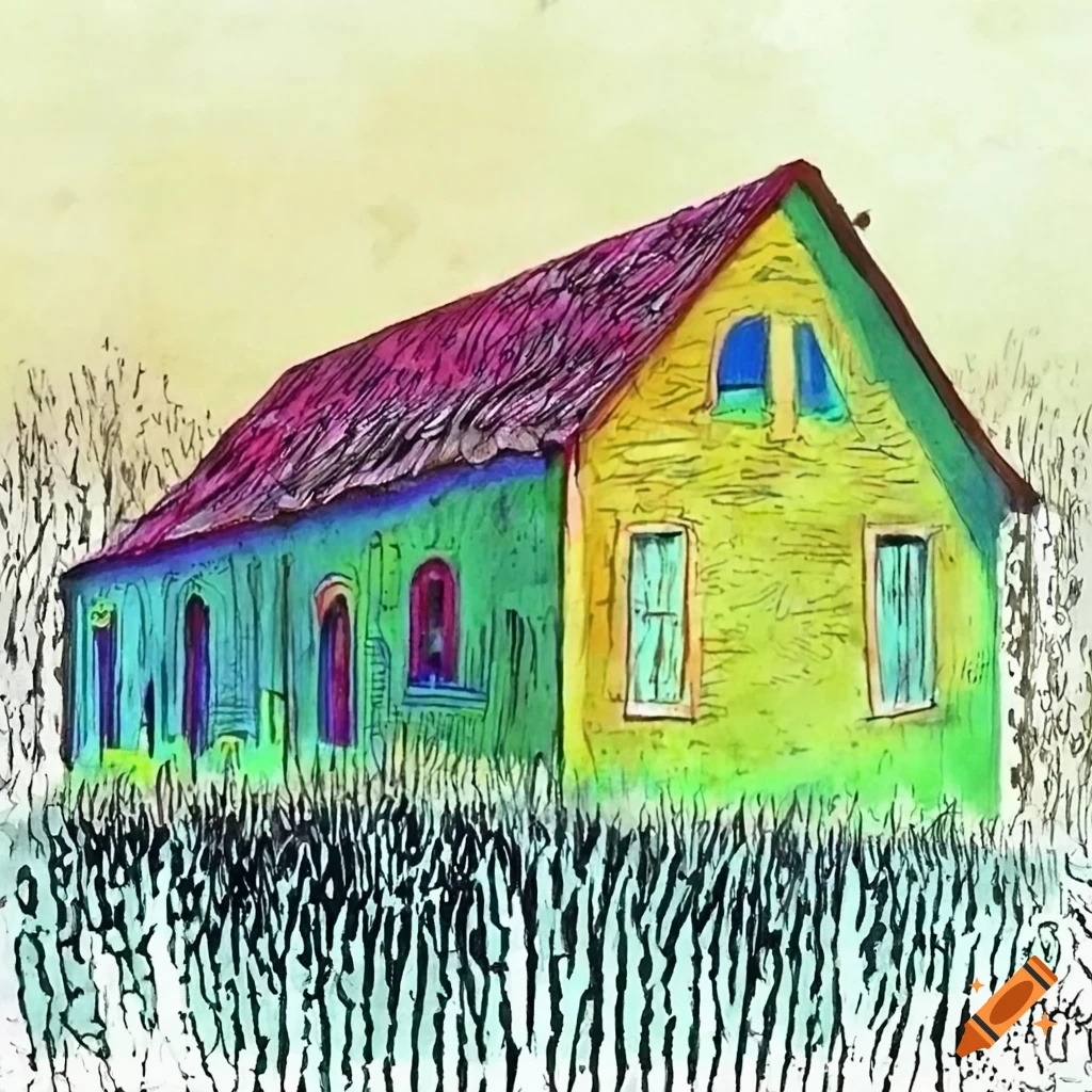 Edward Gorey s Country House Illustration On Craiyon
