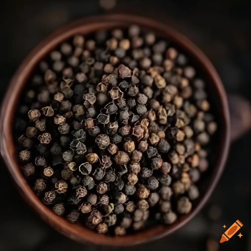 Black pepper spice on Craiyon