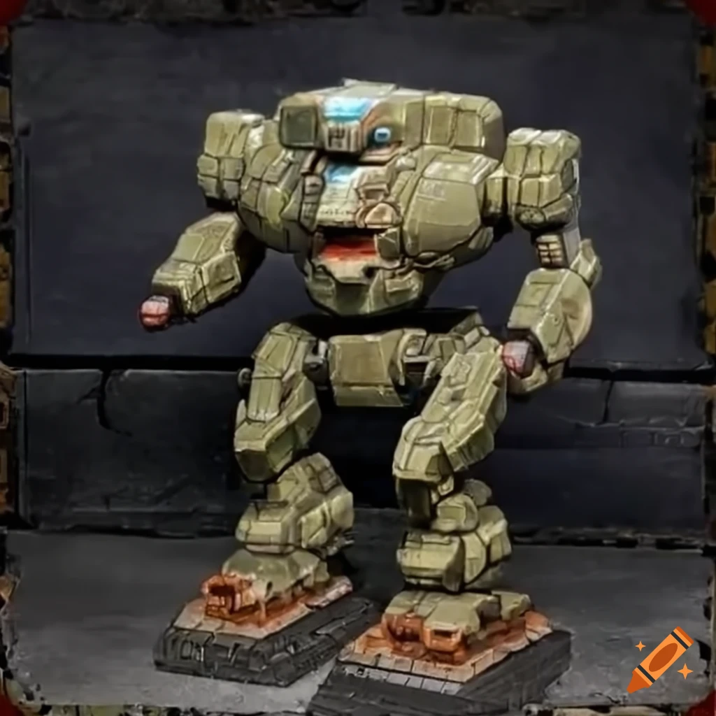Battletech logo on Craiyon