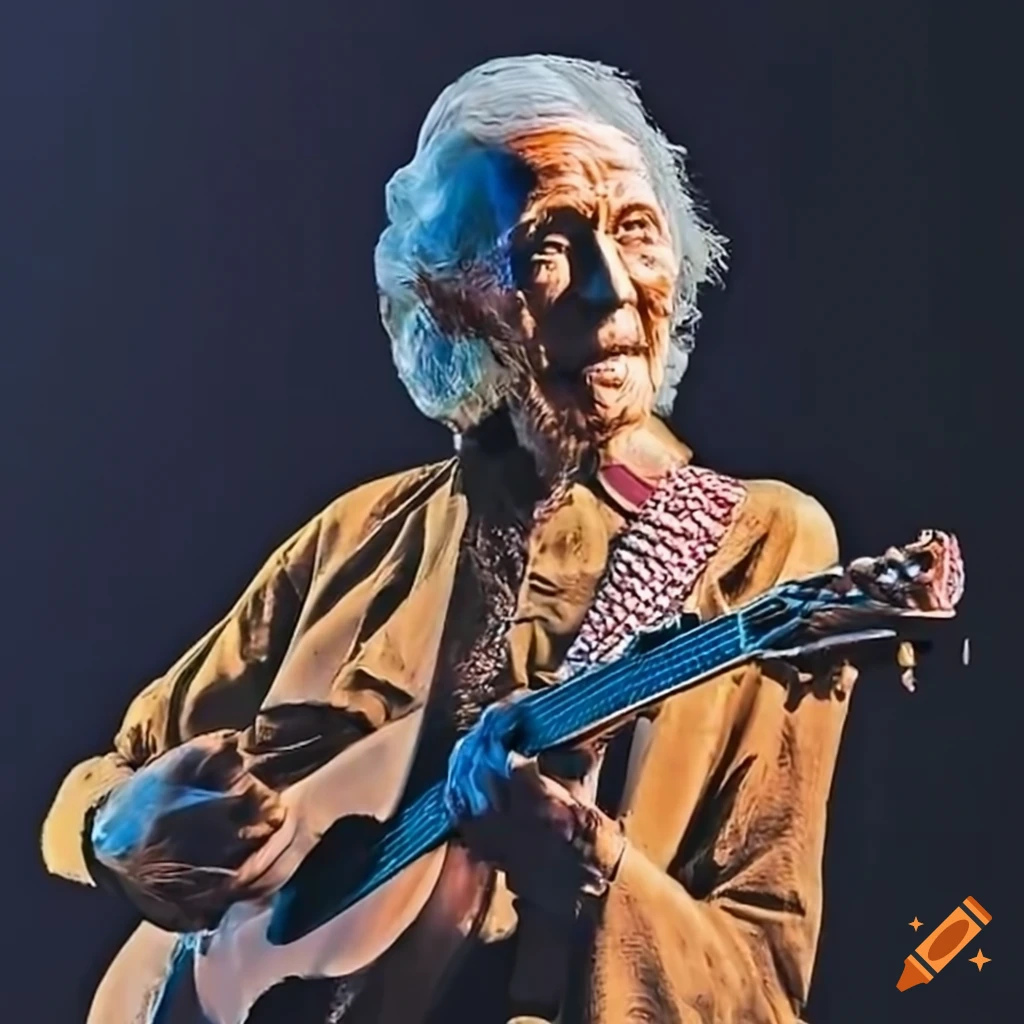 Gordon Lightfoot sculpture performing on stage