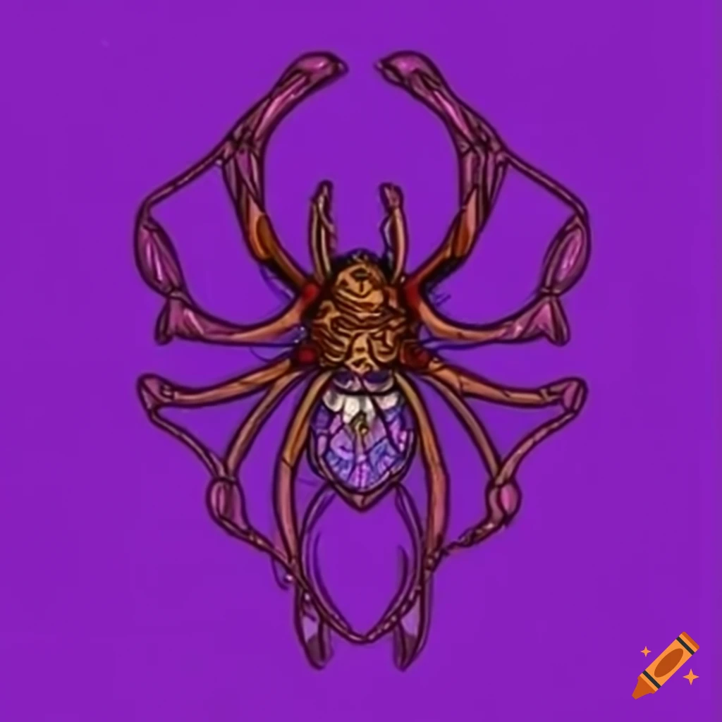 Purple Spider With Measuring Ribbon Repairing Clothes On Craiyon purple-spider-with-measuring-ribbon-repairing-clothes-on-craiyon