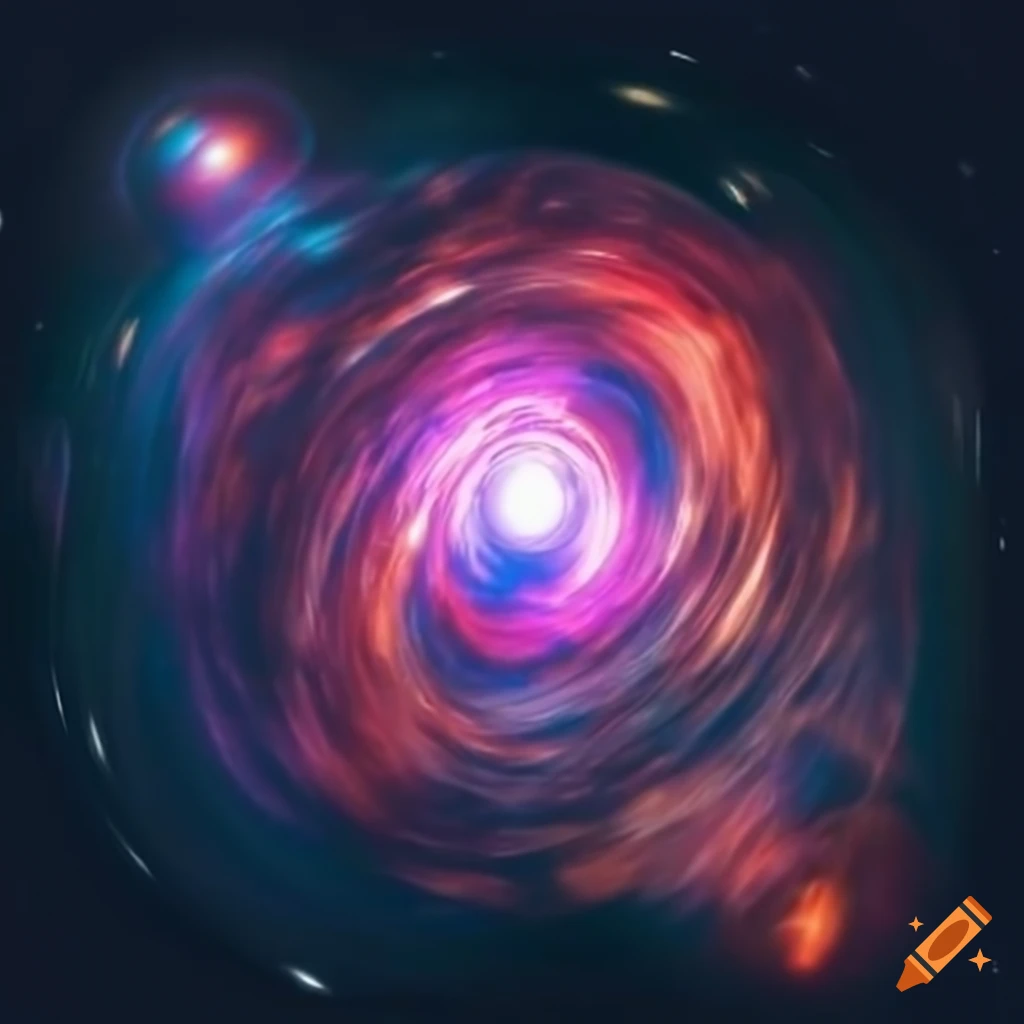 artwork of a dreamy sphere in dark matter