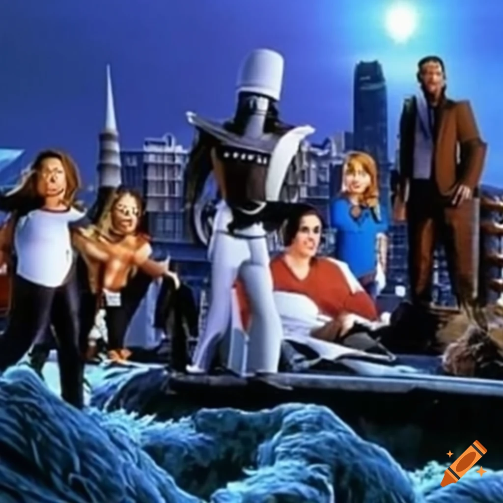 promotional image for "Living in Ghost City" series
