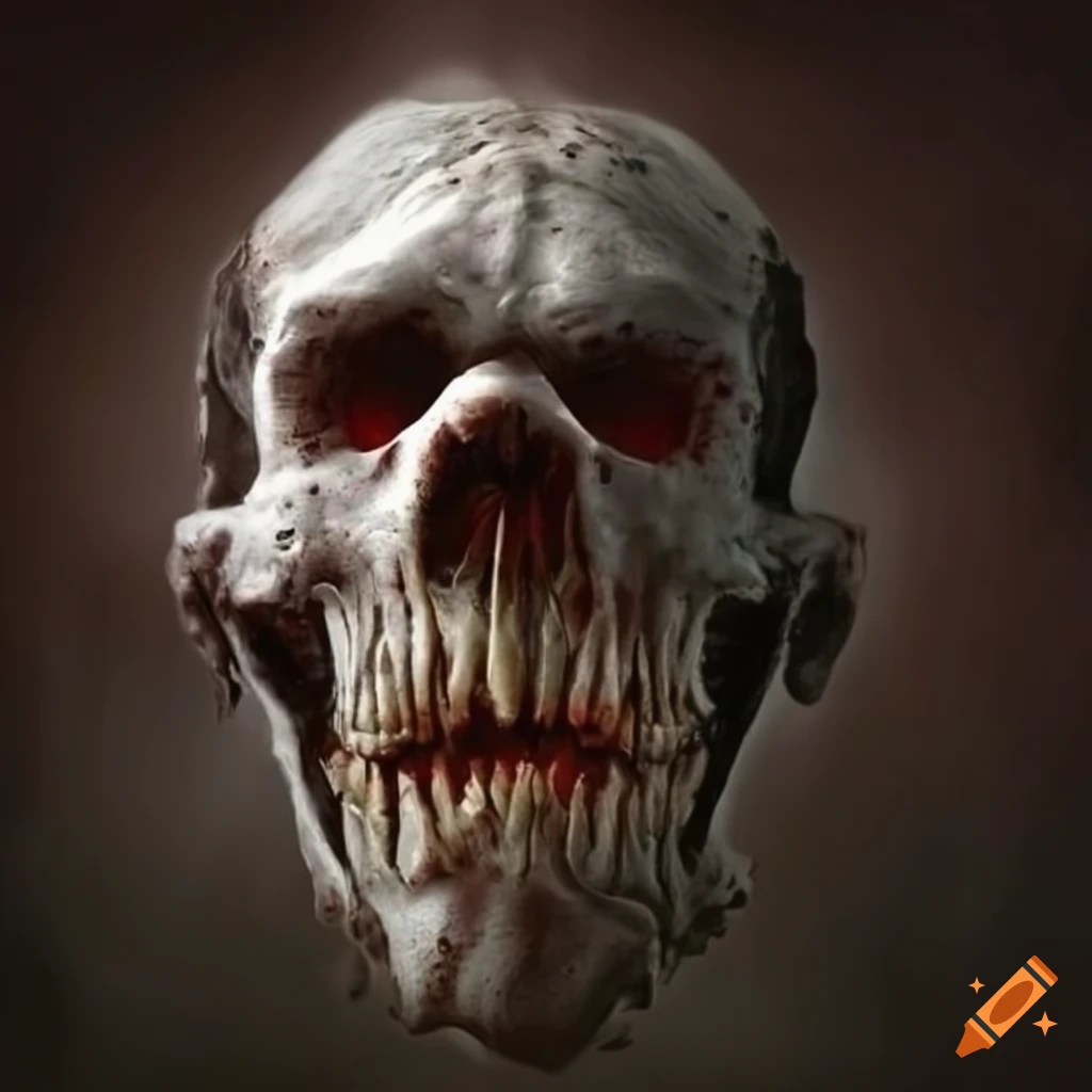schädel wappen horror