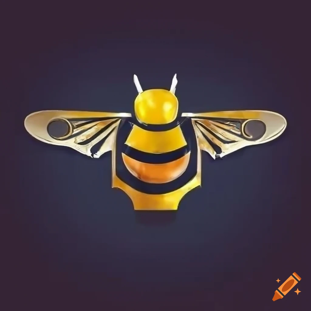 Honey Bee Bumblebee logo design icon vector 21558226 Vector Art at Vecteezy
