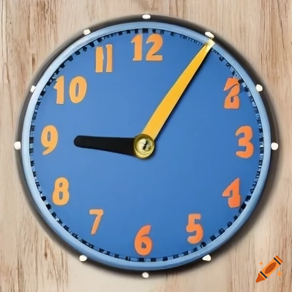 clock-with-hour-hand-pointing-to-9-and-minute-hand-pointing-left-on-craiyon