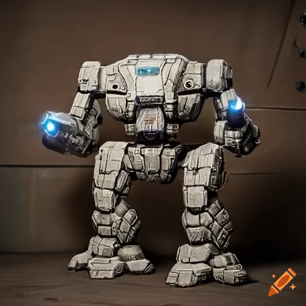 Battletech mech design on Craiyon