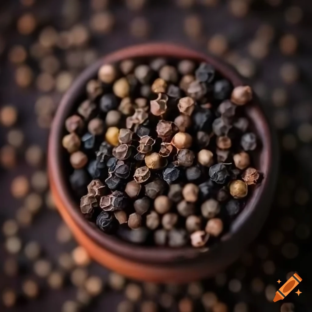 Black pepper spice on Craiyon