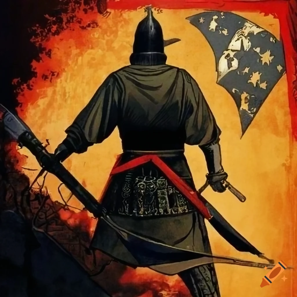 Medieval army propaganda poster