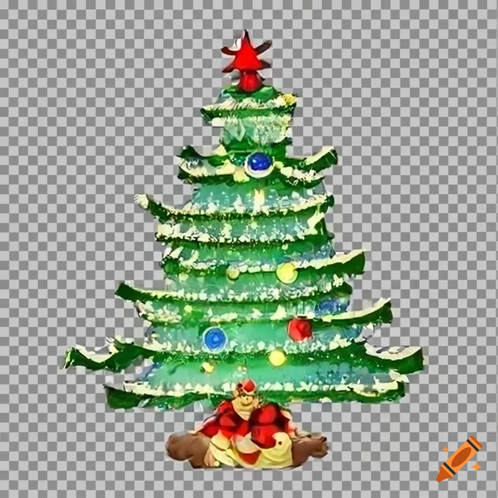 transparent Christmas tree