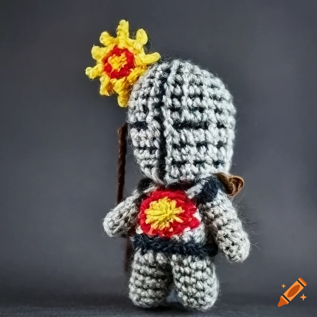 photorealistic figure of Solaire of Astora from Dark Souls