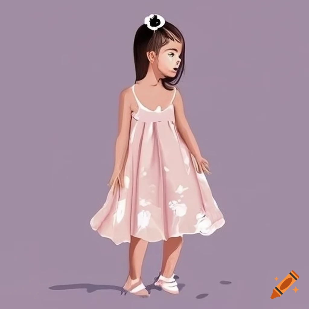 Mesmerizing beach dress for toddler girls