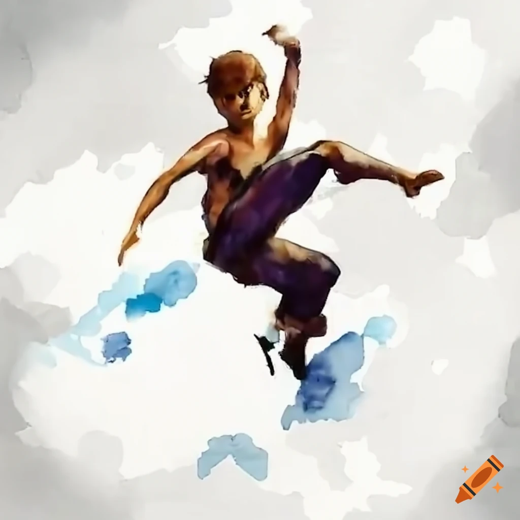 person attempting parkour courses