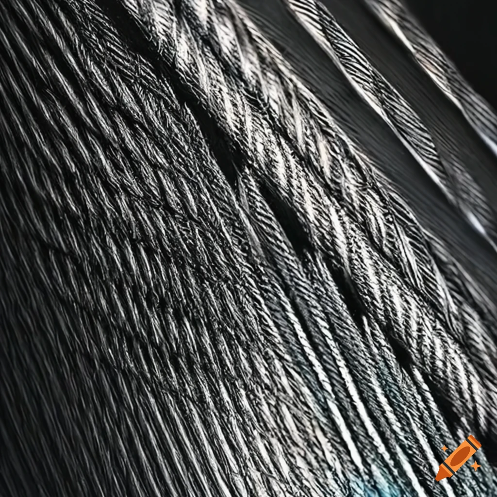 Metal weaving artwork