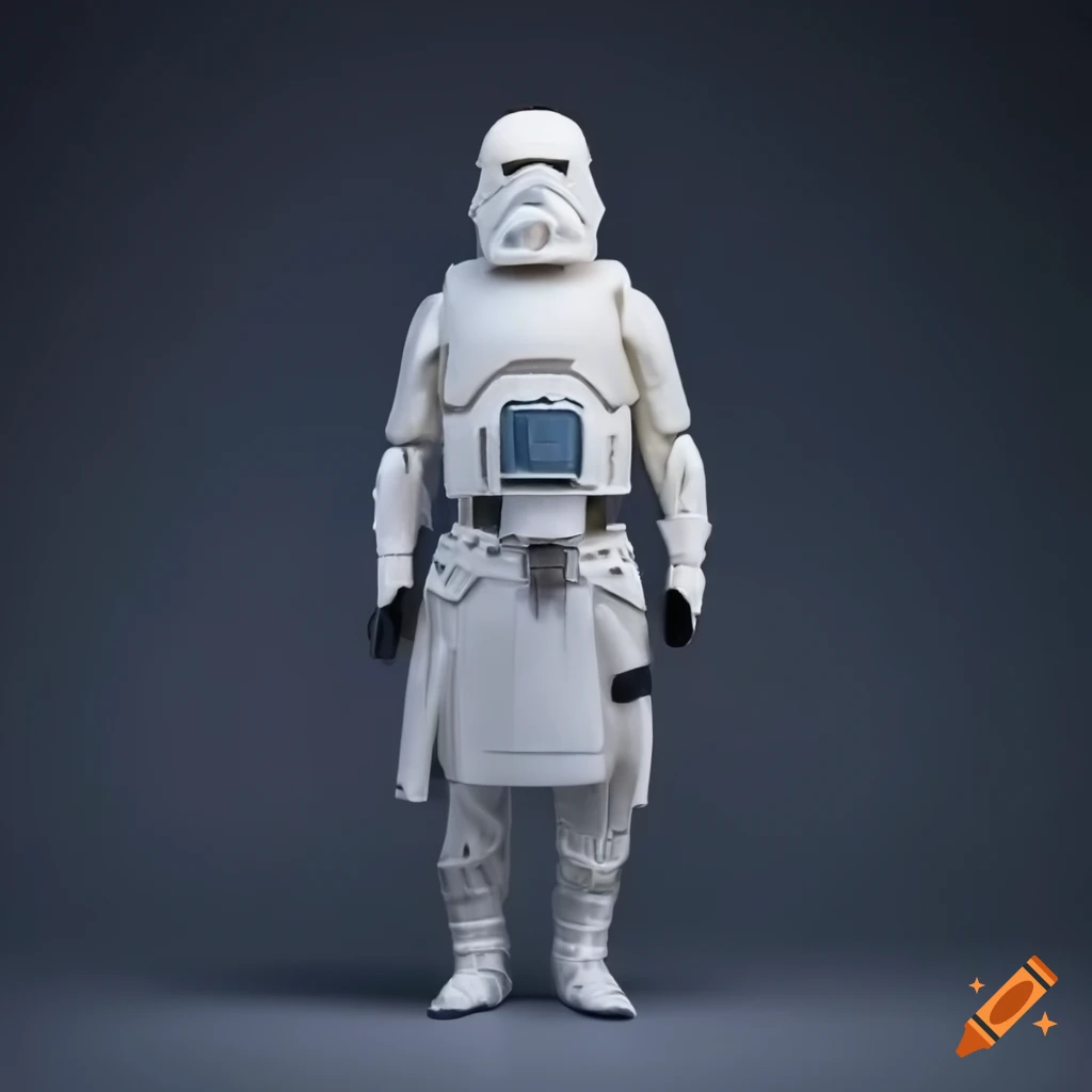 front view of a Snowtrooper figure