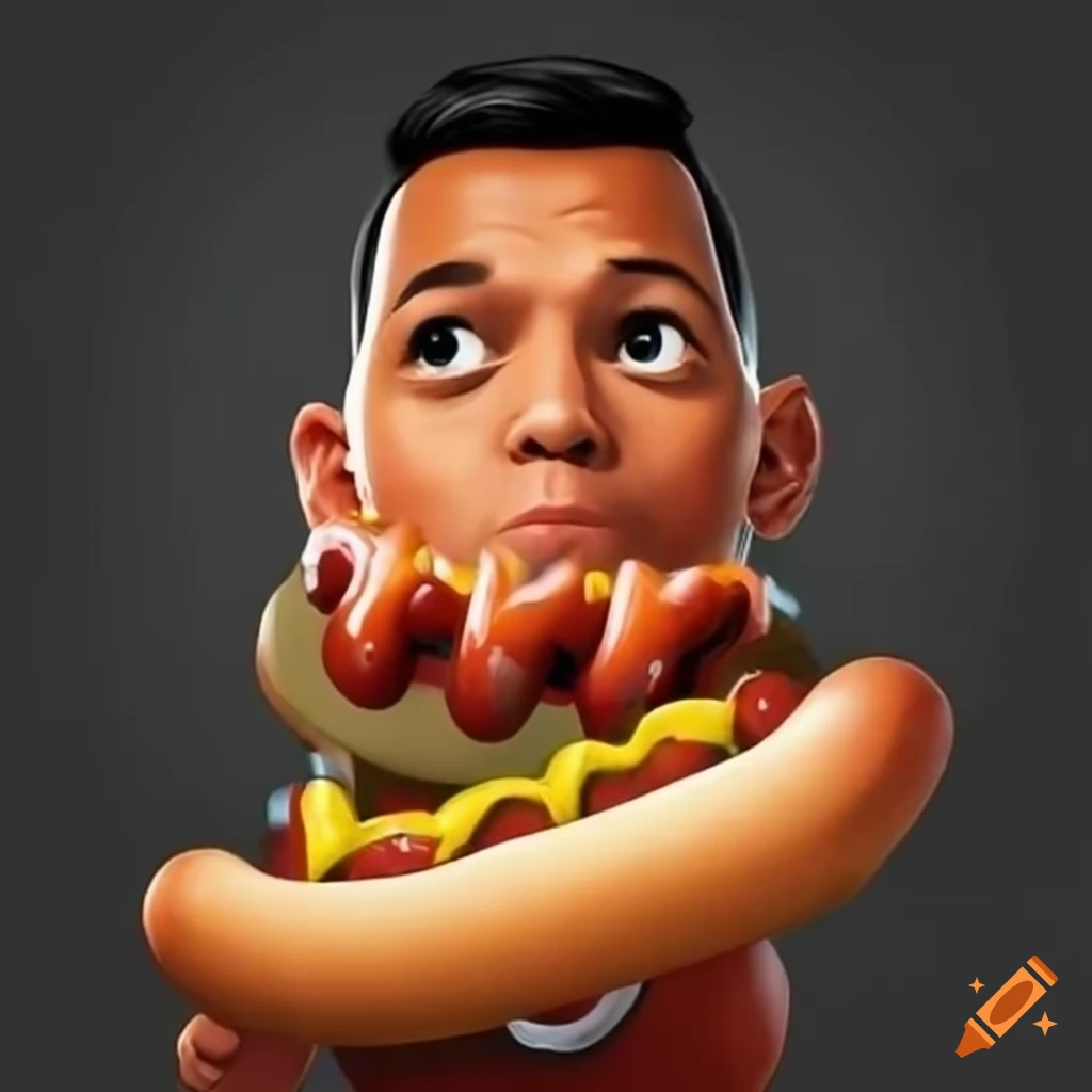 Close up Of A Delicious Hot Dog On Craiyon close-up-of-a-delicious-hot-dog-on-craiyon