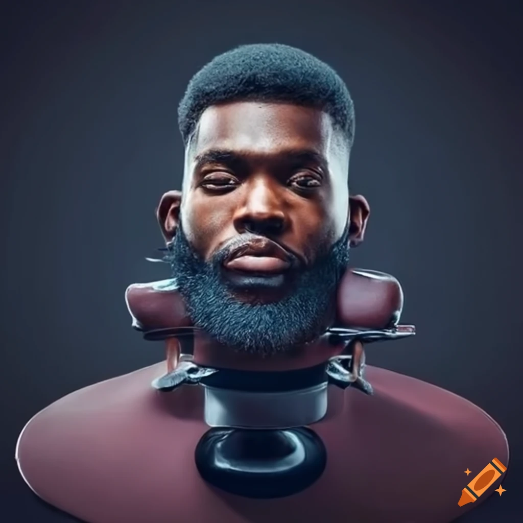 barber-working-on-a-black-man-s-hair-on-craiyon
