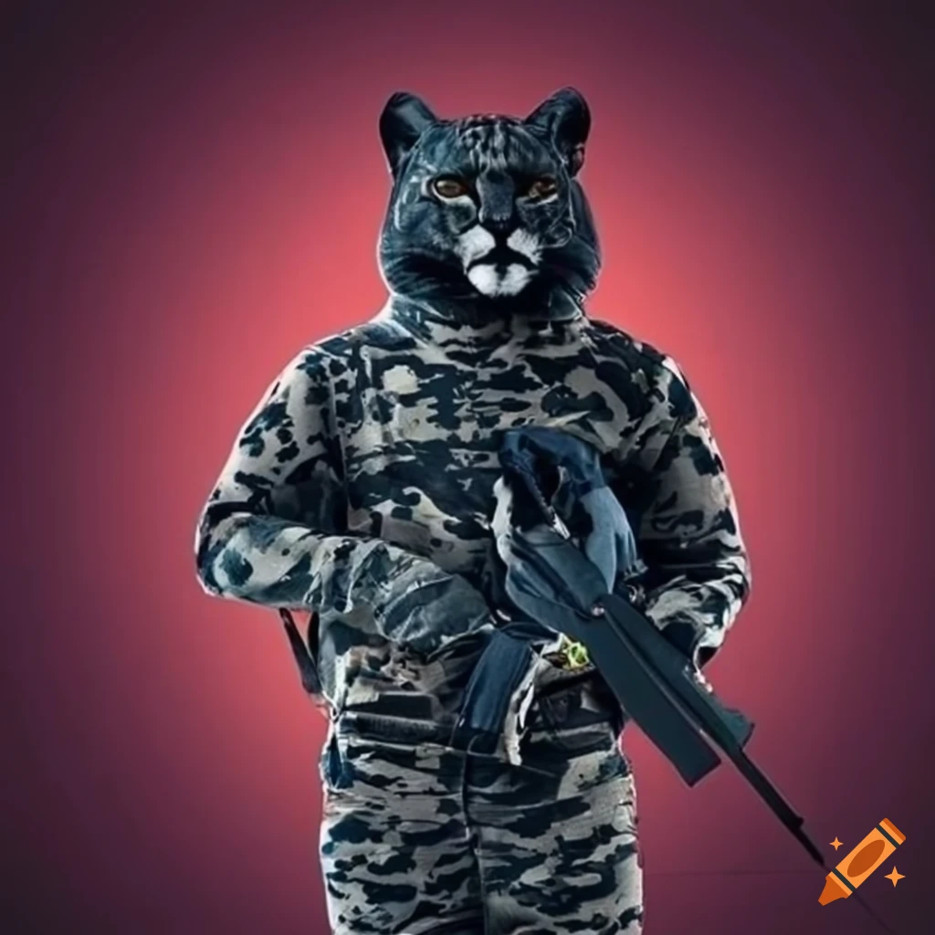 fashionable outfit with cat-inspired design and American flag elements