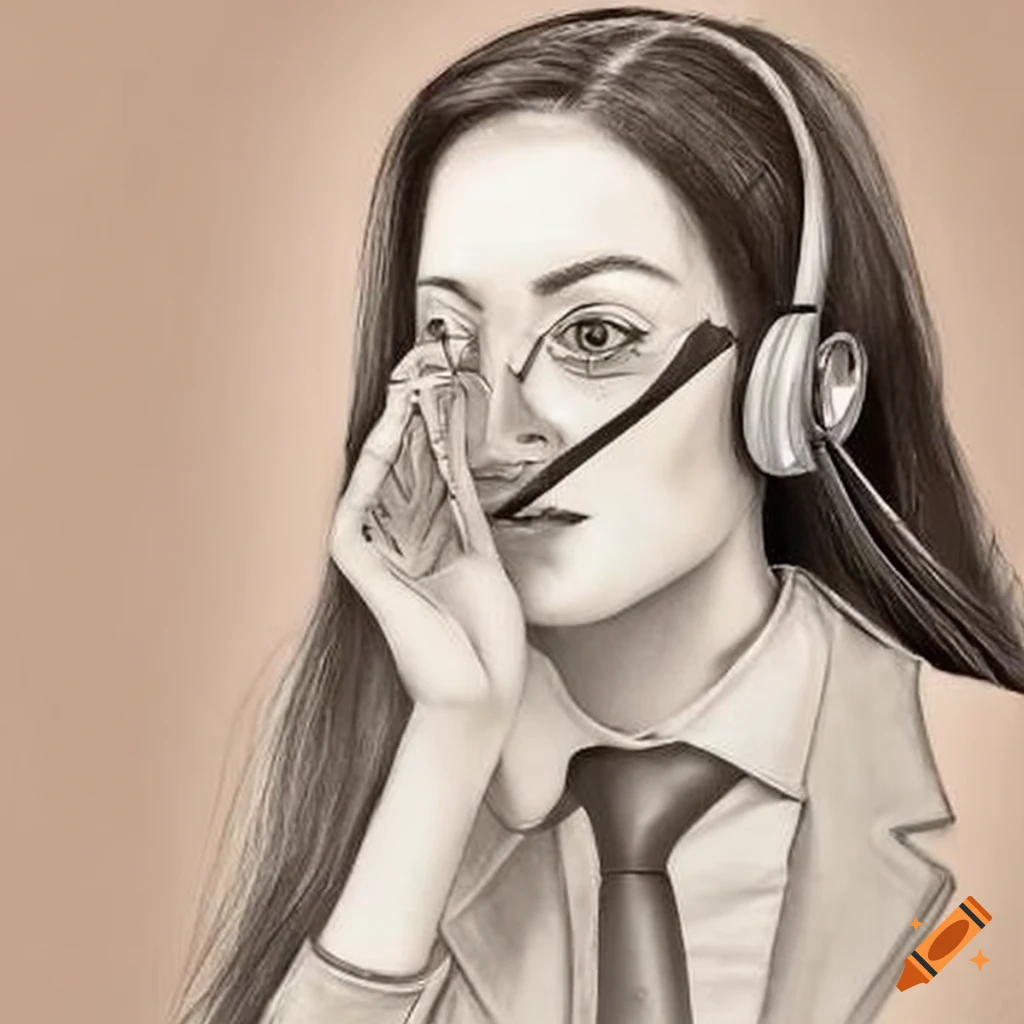 client woman saluting to tech support worker