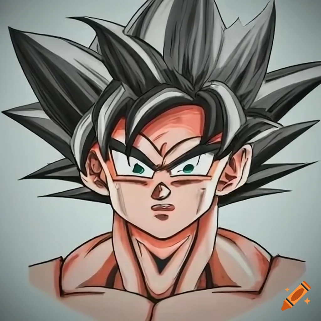Goku Beerus Vegeta Line art Drawing, line art, white, face png | PNGEgg