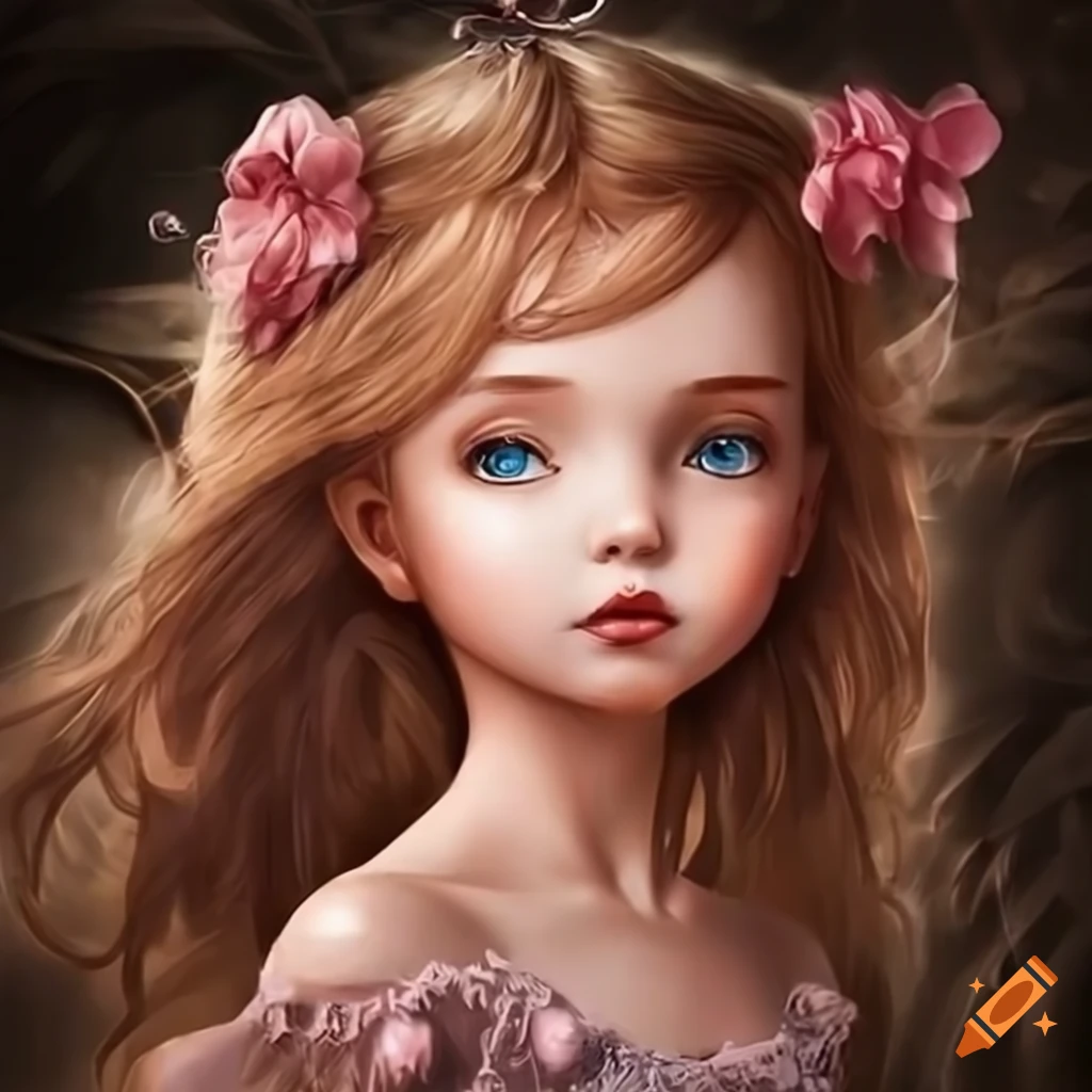 image of a sweet girl fairy