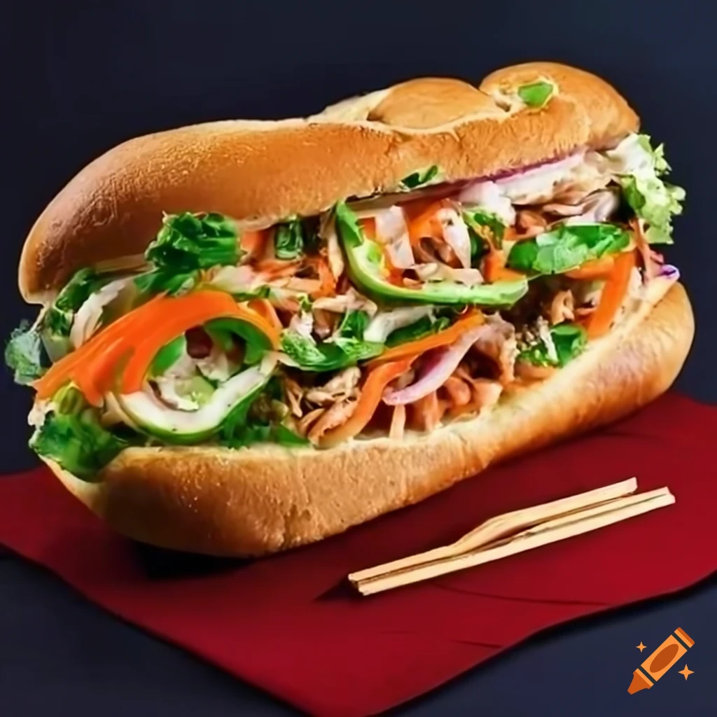 delicious Banh Mi Tom