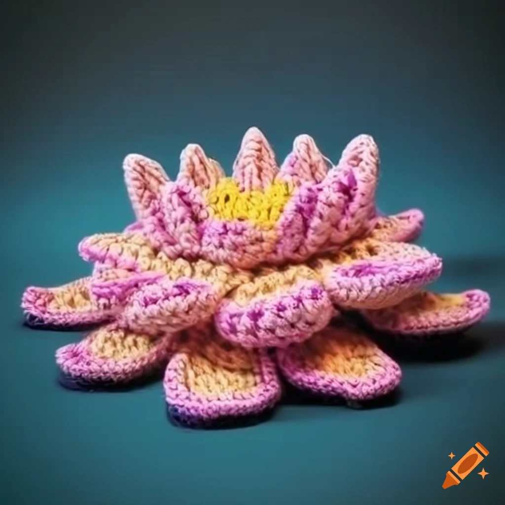 crochet waterlily
