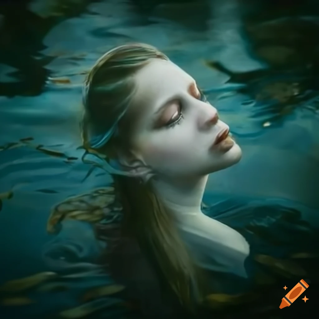 Image of a weeping water nymph on Craiyon